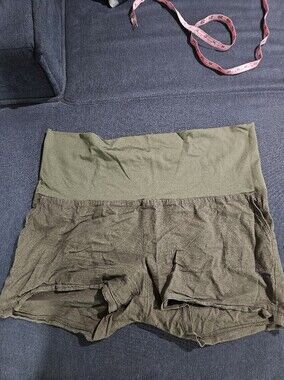Linen Cotton Summer Maternity Shorts